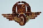 Čepicový odznak drážní - 2