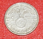 2 Reichsmark - 1937 (Paul von Hindenburg)...