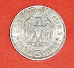 5 Reichsmark - 1936 A  (Hindenburg).