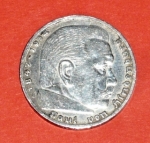 Zobrazit detail zboží: 5 Reichsmark - 1939 B (Hindenburg)..... (Mince : Au, Ag)