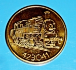 Pamětní mince 150 let železnice na ostravsku 1847/1997