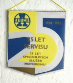 Zobrazit detail zboží: AKUMA 25 let Servisu 1958-1983 (RETRO Doprava)