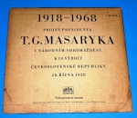 Projev presidenta T.G.Masaryka z roku 1928 na gramodesce
