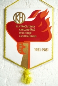 Zobrazit detail zboží: 50.výročí Stávky Karlohuťáků,Boje za socialismus 1931-1981 (RETRO Politické)