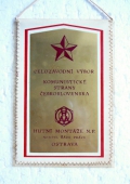 Zobrazit detail zboží: CZV KSČ Hutní Montáže n.p.Ostrava (RETRO Politické)