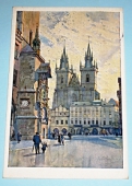 Zobrazit detail zboží: Praha - Prague : Pražské akvarely Jaroslava Šetelíka (Místopis - Praha)