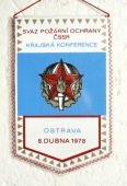Zobrazit detail zboží: Svaz Požární Ochrany ČSSR Krajská konference OSTRAVA 1978 (RETRO SNB+ČSLA+PO+OSH)