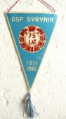Zobrazit detail zboží: 75 lat OSP SYRYNIA 1911 - 1986 (RETRO SNB+ČSLA+PO+OSH)