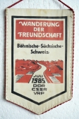 Zobrazit detail zboží: Wanderweg der Freundschaft Böhmische - Sächsische - Schweiz 1985 DDR-ČSSR-VRP (RETRO Politické)