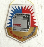 Zobrazit detail zboží: AKUMA Mladá Boleslav Czechoslovakia / Mladá Boleslav město akumulátorů (- silniční)