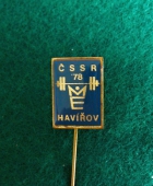 Zobrazit detail zboží: Sport : ME 1978 ČSSR vzpírání Havířov (Odznaky Retro)