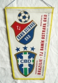 Zobrazit detail zboží: TJ Baník OKD Ostrava - Brazilian Football Confederation ,mezinárodní utkání v kopané Ostrava, stadion Bazaly 28.června 1976 (RETRO Sportovní)