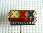 Zobrazit detail zboží: Politické : XXX. 30. hodin republice Bytostav (Odznaky Retro)