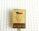 Zobrazit detail zboží: Sport : Olympiáda MOSKVA 80 ČSSR (Odznaky Retro)