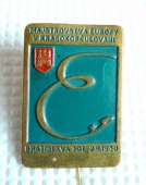 Zobrazit detail zboží: Sport : Majstrovstvá Európy v Krasokorčuľovaní Bratislava 30.I - 2.II. 1958 (Odznaky Retro)