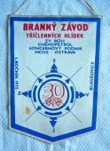 Zobrazit detail zboží: Branný závod tříčlenných hlídek Chemopetrol k.p. MCHZ Ostrava,1 ročník 1975 Budišovice (RETRO Sportovní)