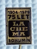 Zobrazit detail zboží: Podnikové : 75 let LACHEMA Bohumín, 1904 - 1979 (Odznaky Retro)