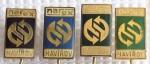Zobrazit detail zboží: Podnikové : NAREX Havířov , 4 Ks (Odznaky Retro)