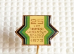 Zobrazit detail zboží: Hornictví : 25 let Uhelných Skladů SM kraje 1973 (odznak-hornicke)