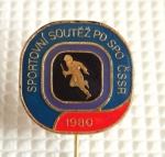 Zobrazit detail zboží: SNB + ČSLA + PO : Sportovní Soutěž PD SPO ČSSR 1980 (Odznaky Retro)