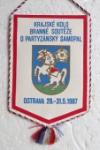 Zobrazit detail zboží: Krajské kolo branné soutěže o Partyzánský Samopal Ostrava 29-31.5.1987 (RETRO Politické)