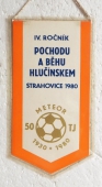 Zobrazit detail zboží: 50 let TJ METEOR Strahovice 1930 - 1980, IV.ročník pochodu a běhu Hlučínskem  / JZD 9.Květen Kravaře (RETRO Sportovní)