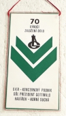 Zobrazit detail zboží: 70 výročí založení dolu OKR-K.P. Důl Prezident Gottwald Havířov-Horní Suchá / 50 let kopané v Horní Suché (RETRO Hornické)