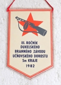Zobrazit detail zboží: III.ročník Dukelského branného závodu UD Sm Kraje 1982 / KV ČSVD Komise Mládeže TJ Start (RETRO Politické)