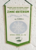 Zobrazit detail zboží: Obvodní Výbor SSM Poruba pořádá Zimní Kritérium v přespolním běhu na 13 000 m,1978  /  Zimní pochod za zdravím Poruba-Kyjovice SSM ČSSR (RETRO Sportovní)