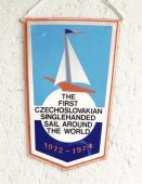 LACHEMA n.c. Brno Czechoslovakia  / The First Czechoslovakian singlehaded sail around the world 1972 - 1974