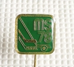 Zobrazit detail zboží: Sport : Mistrovství Světa 1978 PRAHA Lední hokej (Odznaky Retro)