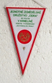 Zobrazit detail zboží: JZD ODRA se sídlem v Krmelíně nositel vyznamenání Za vynikající práci (RETRO Podnikové)