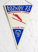 Zobrazit detail zboží: Mezinárodní závod Ve skoku na lyžích Rožnov 73 ,TJ Rožnov p.R. 1973 / LOANA Pletárny (RETRO Sportovní)