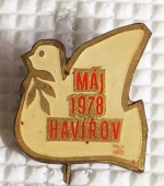 Zobrazit detail zboží: Politické : Máj  1978 Havířov (Odznaky Retro)