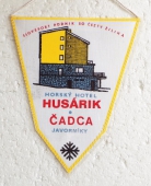 Zobrazit detail zboží: Horský Hotel HUSÁRIK Čadca Javorníky Slovšport podnik SO ČSZTV Žilina (RETRO Podnikové)