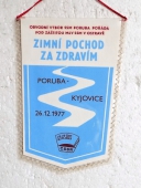 Obvodní Výbor SSM Poruba pořádá pod záštitou MěV SSM v Ostravě Zimní kritérium 1977 / Zimní pochod za zdravím Poruba-Kyjovice 1977
