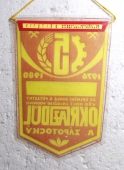 Za splnění úkolů 6. pětiletky v 90. roce založení podniku OKR Důl A.Zápotocký  kolektivu soc. služeb, 1976 - 1980