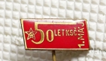 Zobrazit detail zboží: Politické : 50 let KSČ , 1. MÁJ (Odznaky Retro)