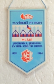 Zobrazit detail zboží: 25. výročí Pionýrských Táborů ROH MLÁDÍ Javorník u Jeseníku ZV ROH-ČSD-TD Opava 1959 - 1984 / ČSD Traťová Distance Opava (RETRO Politické)