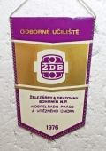 Zobrazit detail zboží: ŽDB - Odborné učiliště Železárny a Drátovny n.p. Bohumín, nositel Řádu práce a Vítězného února 1976 (Provozy, politika)