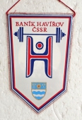 Zobrazit detail zboží: Baník Havířov ČSSR  / OKR-Důl 9.KVĚTEN nositel vyznamenání Za zásluhy o výstavbu (RETRO Sportovní)