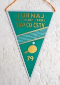 Zobrazit detail zboží: Turnaj ve stolním tenisu SVP ČO ČSTV 79 /  pořádá METASPORT Ostrava-Kunčice ve Frýdlantě nad Ostravicí 25-27. květen 1979 (RETRO Sportovní)