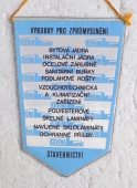 Kovona Karviná národní podnik , nositel Řádu práce, Karviná 1 - město ČSSR / výrobky pro zprůmyslnění bytová jádra,ocelové zárubně ........