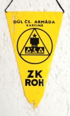 Kroužek krojovaných horníků 60 let ZK ROH Dolu ČSA 1924 / Důl ČS. ARMÁDA Karviná