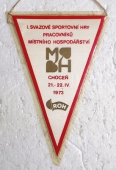 Zobrazit detail zboží: I. Svazové Sportovní Hry pracovníků Místního Hospodářství Choceň 21-22.IV. 1973 (RETRO Sportovní)
