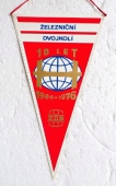 Vzorný oddíl II. stupně ČSTV  TJ Železárny a Drátovny Bohumín oddíl cyklistiky 1965 - 1975 / 10 let Železničního dvojkolí 1966 - 1976