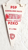 II. VLA Trzyniec 84 / PSP Karwina-Nowe Miasto PZKO 27.4.1984