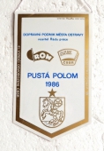 Branný závod tříčlenných hlídek Memoriál Josefa Kučaje XIII. ročník / DPMO SSM ČSSR Pustá Polom 1986, 65.výročí založení KSČ,41. výročí osvobození ČSSR