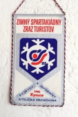 Zobrazit detail zboží: Zimní Spartakiádny Zraz Turistov Beskydy-Javorníky-Kysucká Vrchovina 1985 Kysuce / XIX. Slovenský zimný Turistický Zraz Veľká Rača,Skalité-Serafínov (RETRO Sportovní)