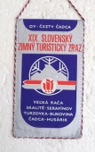 Zimní Spartakiádny Zraz Turistov Beskydy-Javorníky-Kysucká Vrchovina 1985 Kysuce / XIX. Slovenský zimný Turistický Zraz Veľká Rača,Skalité-Serafínov
